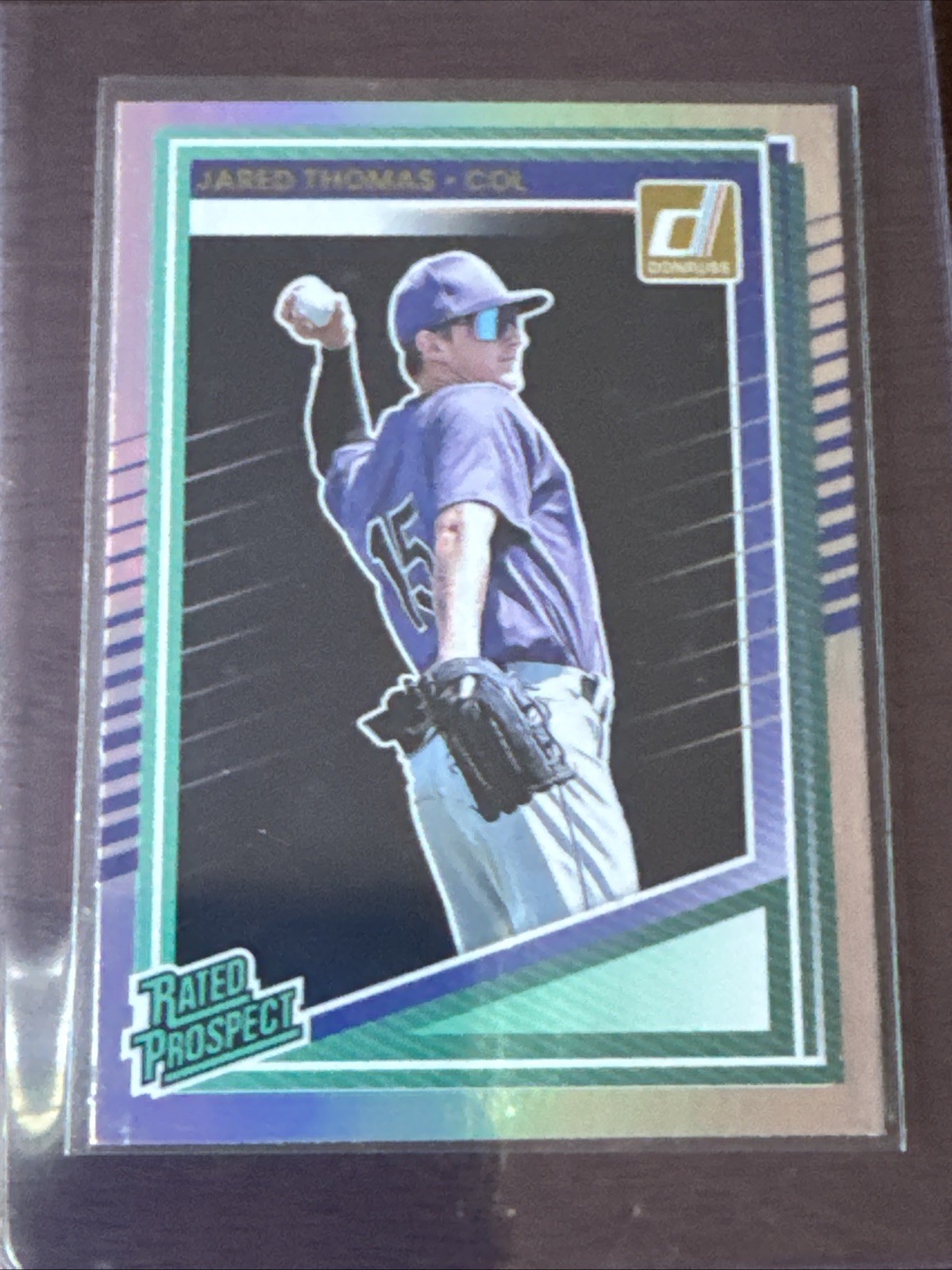 2025 Panini Donruss - Rated Prospects Jared Thomas #147 Holo (RC)