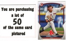 x50 Connelly Early 2023 (1st) Bowman Draft #46 Rookie Card RC lot Boston Red Sox