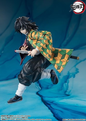 Bandai S.H.Figuarts Giyu Tomioka Figure Demon Slayer Kimetsu no Yaiba NEW JAPAN - Picture 1 of 10