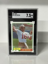 Topps 1981 Joe Montana #216 SGC 7.5 San Francisco 49ers Football Rookie Card