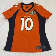 Denver Broncos NIKE On Field Super Bowl Sanders #10 Women's Large Jersey 2016
