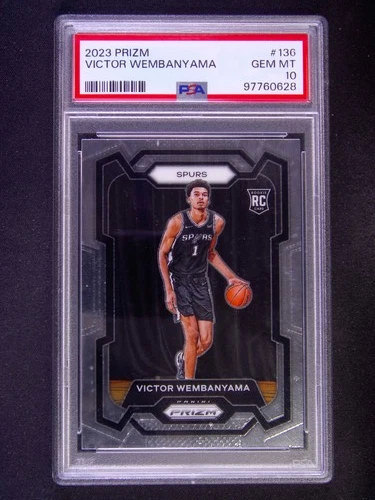 2023-24 Panini Prizm Victor Wembanyama #136 RC Rookie PSA 10