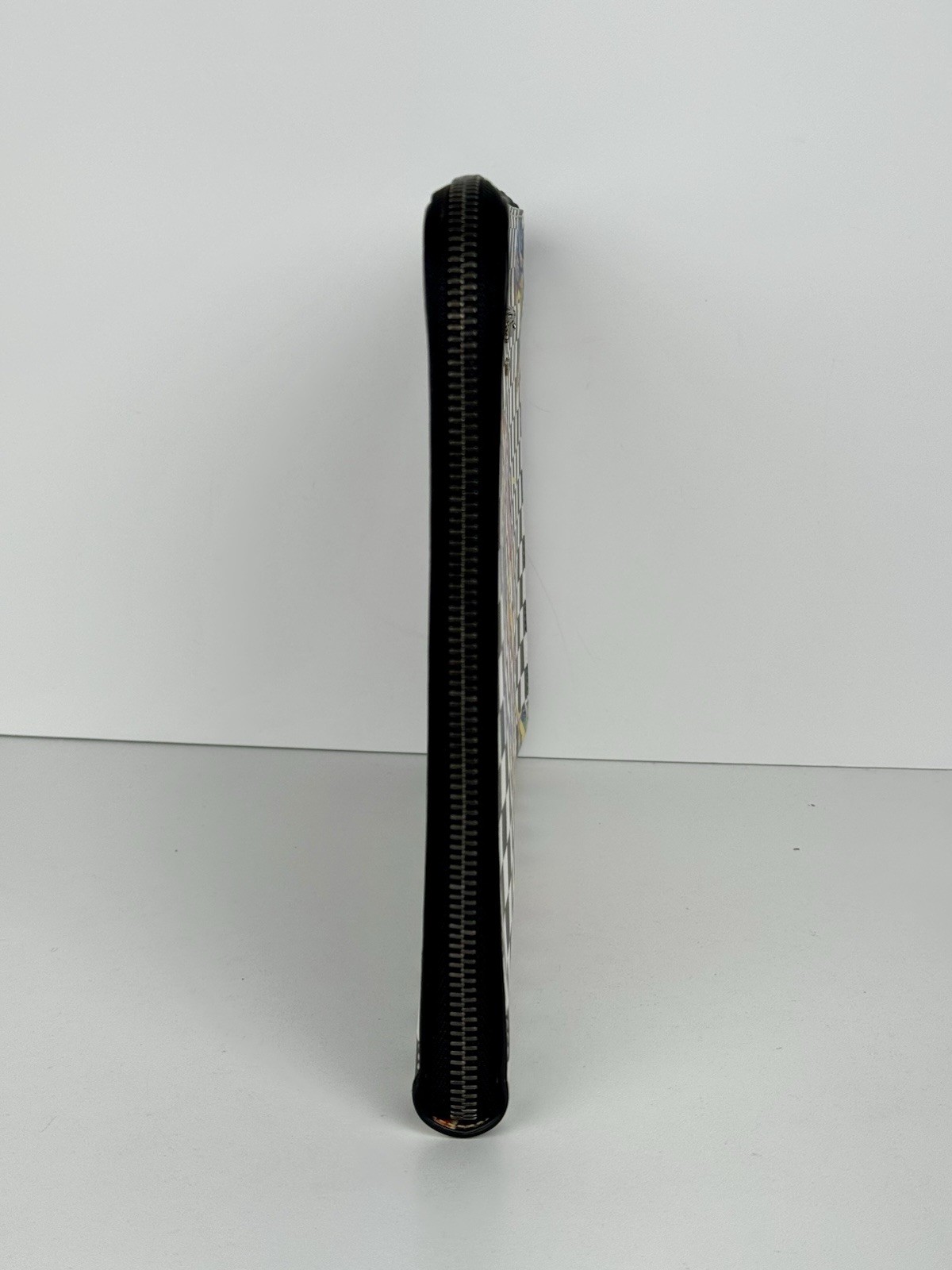 Versace Multicolour Checkerboard Pattern Leather … - image 5