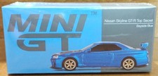 MINI GT 1/64 Top Secret Nissan Skyline GT-R R34 BaysideBlue RHD MGT00531-R Minic