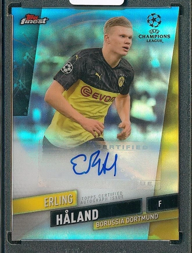 2019-20 Topps Finest UEFA Champions League - Erling Haaland #FA-EH