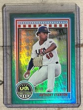 2025 Panini Stars & Stripes USA Anthony Eyanson Liberty Foil Parallel SP #1/10