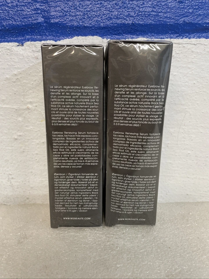 M2 Beaute Eyebrow Renewing Serum 4 ml Lot Of 2 New Factory Sealed - Image 4 of 4