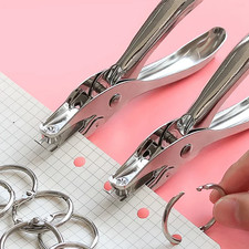 Single Hole Punch 8 Sheet Capacity 6Mm Diameter Hole Puncher Hand Paper Scrapboo