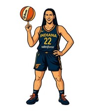 WNBA Caitlin Clark Indiana Fever Water Resistant Sticker