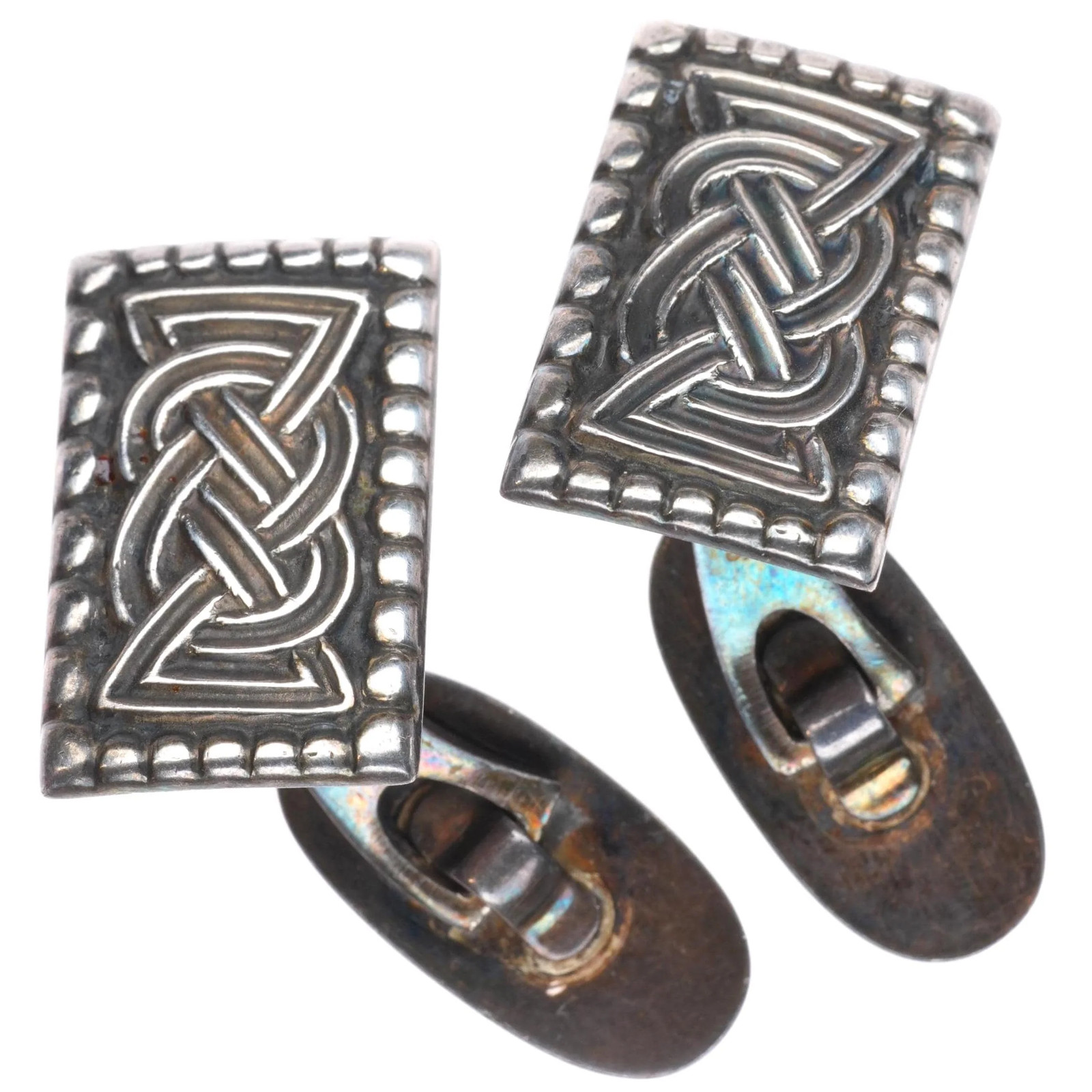 Mid-century modern David Andersen Norway sterling silver cufflinks