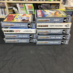 Atari Lynx Lot of 9 Box + Manual Only Lot No Games Included