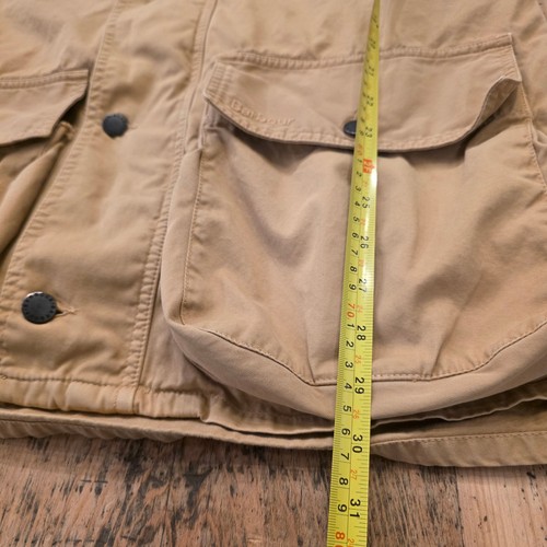 Chaqueta de Campo BARBOUR Para Hombre L Sarga Lavada Trooper Bronceada Resistente Preppy Utilidad - Imagen 7 de 13