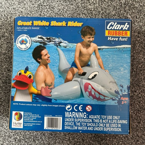 Great White Shark Rider Inflatable brand new in box 3 years / 98-103 cm - Picture 2 of 2