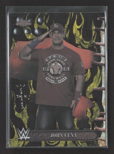 2025 Topps Chrome WWE Cactus Jack John Cena Refractor #1