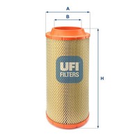 Luftfilter Ufi 27.506.00 Filtereinsatz FüR Avia Line Deutz Agrotron Ttv