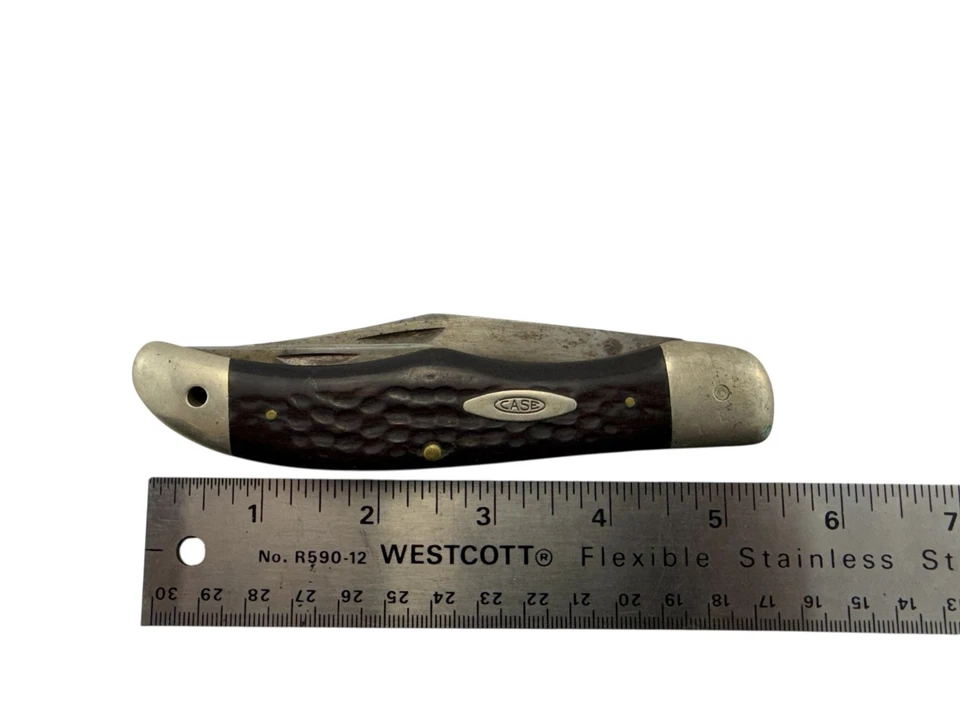 RARE VINTAGE CASE XX FOLDING HUNTER KNIFE 6165 SAB 1940-64 - Image 4 of 4