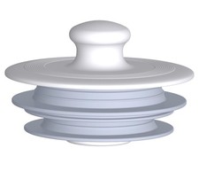 Bathtub Drain Stopper  Silicone Drain Plug, Prevents Water Leaks for Bath Tu...