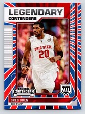 GREG ODEN 2024-25 PANINI CONTENDERS OSU LEGENDARY CONTENDERS WHITE AND BLUE