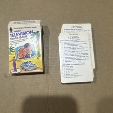 1984 Tv Trivia by Hoyle Pocket Trivia Complete Card Game In Box