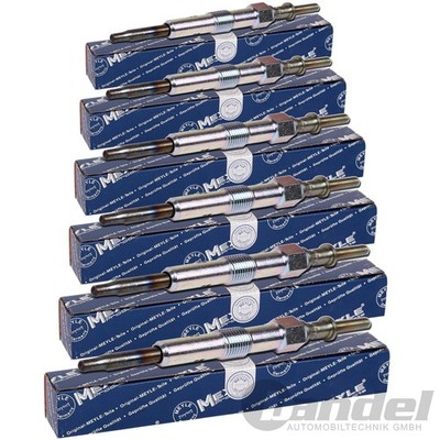 6 MEYLE GLÜHKERZEN passend für BMW 2.5d 3.0d 6-Zyl 325d 330d 335d 525d 530d 535d