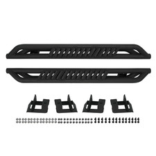 Pair Side Step Nerf Bar Running Boards Fit For Jeep Wrangler Jk 2-door 2007-2018