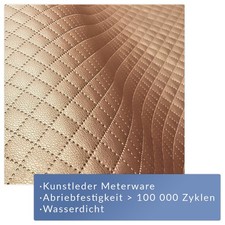 Kunstleder Gesteppt Polsterstoff Meterware Möbelstoff Kunstleder Gesteppt Polsterstoff Meterware Möbelstoff