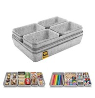 Schubladen Organizer Set Filz Aufbewahrungsboxen FüR Schminktisch 10Er Set
