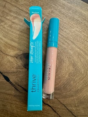 Thrive Causemetics Sheer Strength Lip Plumping Peptide Gloss  Marlene  NIB Vegan