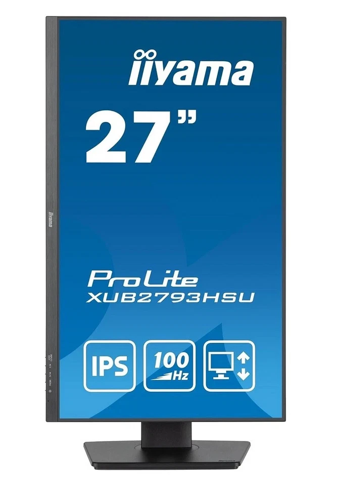 iiyama ProLite 27" IPS Monitor Full HD HAS Pivot 100Hz XUB2793HSU - Image 2 of 4