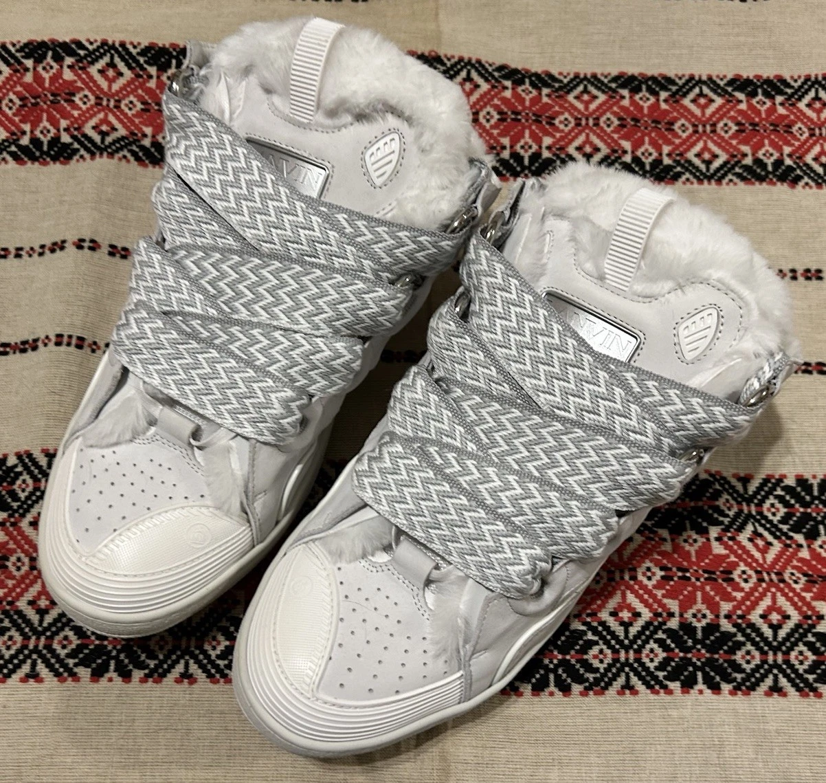 Lanvin — Lanvin Curb Sneakers Sz 14/48