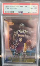 Bowman's Best 1996-97 Rookies Kobe Bryant Lakers #R23 RC Insert PSA 8