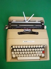 Machine écrire Olivetti Lettera 35 dans sa mallette rigide,superbe,port gratuit