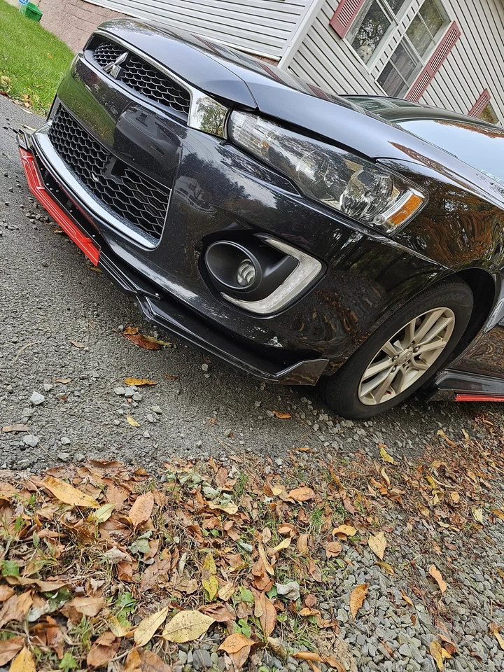 Front Bumper Rear Lip Spoiler Splitters Carbon Fiber Body For Volkswagen Rabbit — 第 3/4 张图片