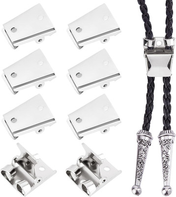 10 Pcs Iron Bolo Tie Slider Clasp Platinum Color Bolo Tie Buckle Accessories Smo