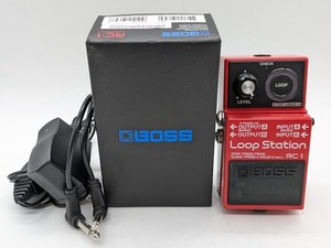 BOSS Guitar Pedal RC-1 LOOP STATION w/ Box Cords (EC1044113)