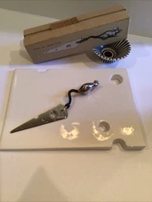 MICHAEL ARAM MOUSE AND CHEESE KNIFE AND PLATTER VINTAGE NOS EMILIA CASTILLO