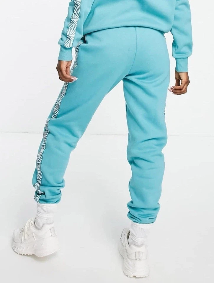 Umbro Blue Aqua Co-ord  Taped Joggers ~ Size XS - Image 2 of 4