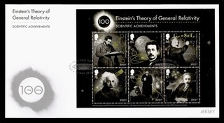 DR WHO 2016 GB JERSEY FDC EINSTEIN RELATIVITY S/S SCIENCE R66968