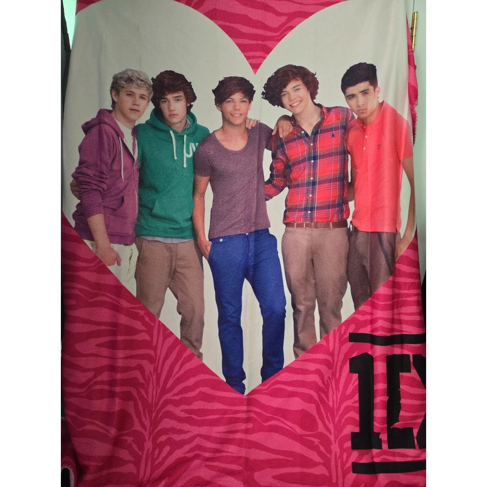 Manta ONE DIRECTION 1D Liam Zayn Niall Harry Louis Corazón Manta Tiro 50x60 Foto 4 de 4