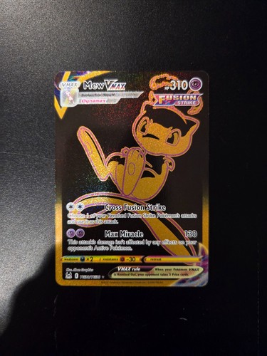 Pokémon Mew Vmax Alternate Art Secret rare, Fusion Strike #269/264