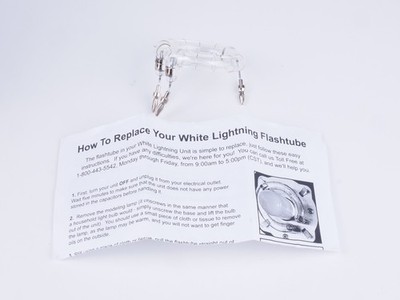 OPEN BOX White Lightning Flashtube Bulb (READ DESCRIPTION)
