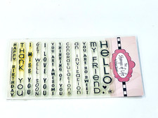 THE STAMPS OF LIFE CLEAR STAMPS STAND UP 4 SENTIMENTS