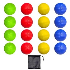 Practice Golf Balls Foam 16 54 Pack, Limited Flight Training Indoor, Multicolor