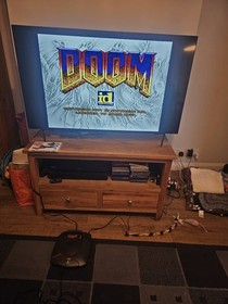 Atari Jaguar Console With DOOM Game.