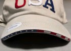 Tommy Bahama Mens USA Embroidered Baseball Cap Khaki Cotton Adjustable Hat NEW — photo 5