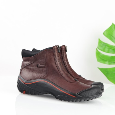 #ad #ad Clarks Womens Muckers Boots Size 9 M Burgundy Leather Waterproof Booties Winter $64.37