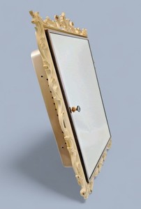 1960s Ornate Recessed Bathroom Medicine Cabinet Recessed Hollywood Regency Wow!