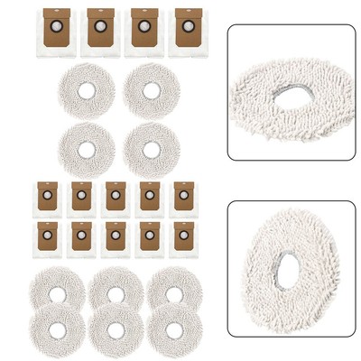 For Cecotec For Conga 11090 Dust Bags  Wiping Cloth Kit