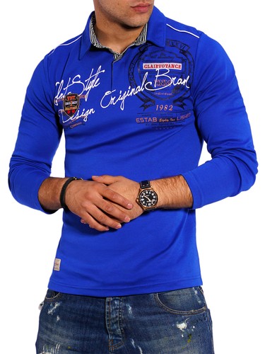 Herren Langarm Poloshirt Longsleeve Polohemd Polo T-Shirt Hemd 20-6028 NEU - Bild 13 von 17