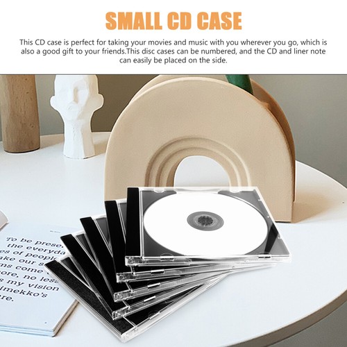 6pcs Premium Cases Holder Video Games Jewel Cases Storage Disc - Afbeelding 4 van 12
